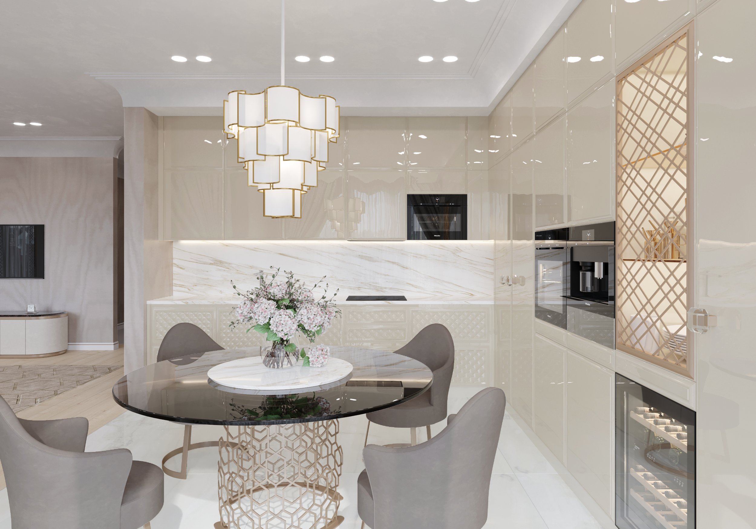 Кухня в проекте «Квартира в ЖК Привелегия»