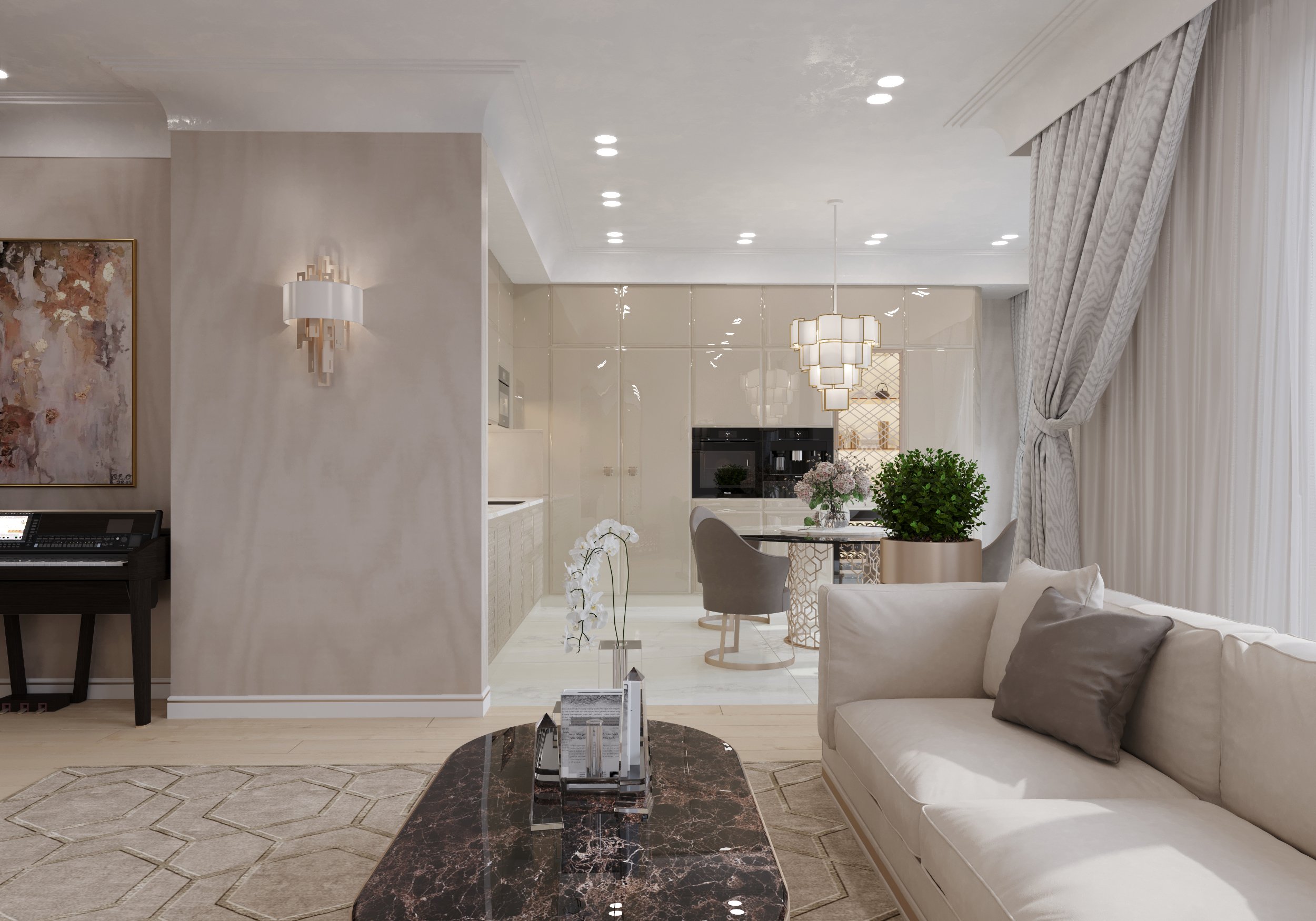 Кухня в проекте «Квартира в ЖК Привелегия»